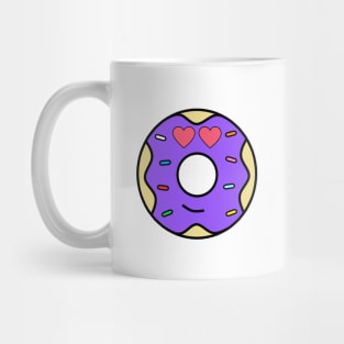 The Purple Valentine Donut Mug